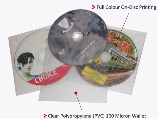 CD / DVD Plastic Wallets